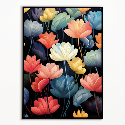 Flower pattern I - Art Print