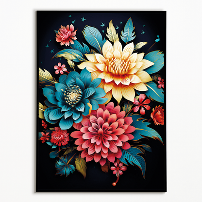 Flower pattern IV - Art Print