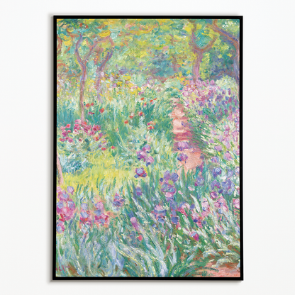 The Artist’s Garden in Giverny By Claude Monet - Art Print