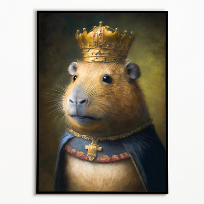 King Capybara - Art Print