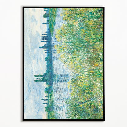 Banks of the Seine, Vétheuil by Claude Monet - Art Print