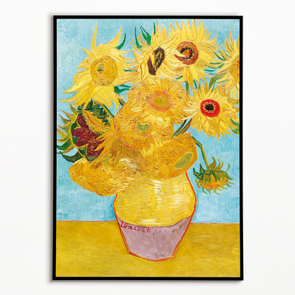 Vase with Twelve Sunflowers By Vincent van Gogh's - Art Print