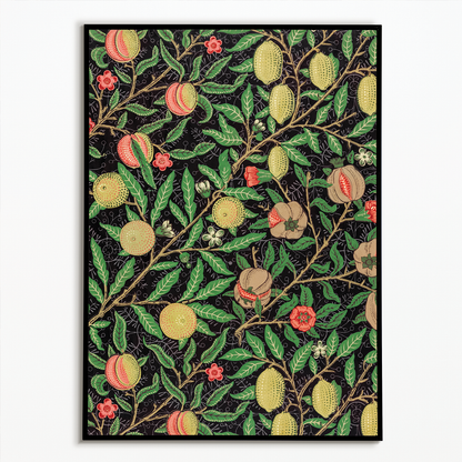 Fruit pattern By  William Morris - Art Print
