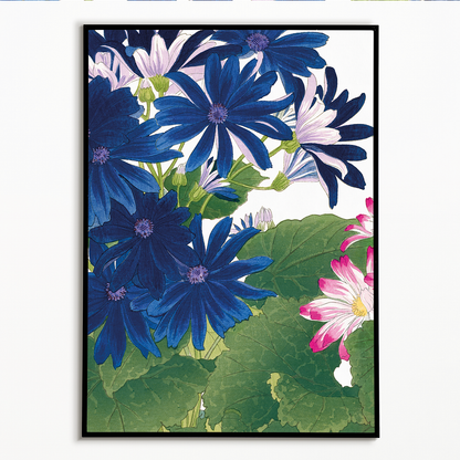 Blue Cineraria By Tanigami Kônan Art-Print