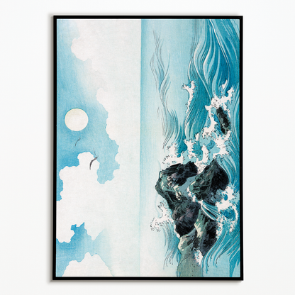 Ocean wave at Kojima Island - Art Print