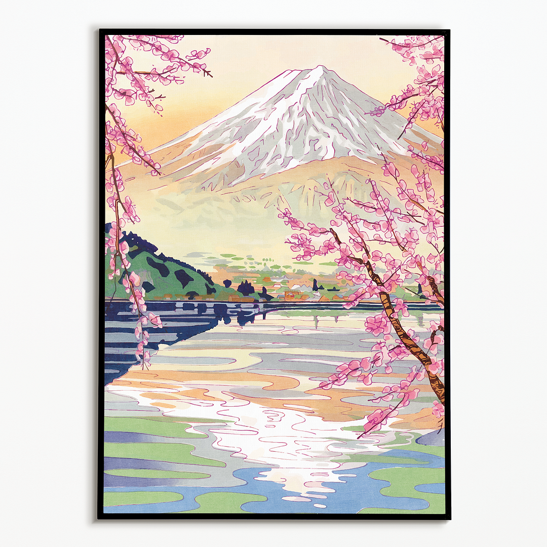 Mount fuji springtime - Art Print