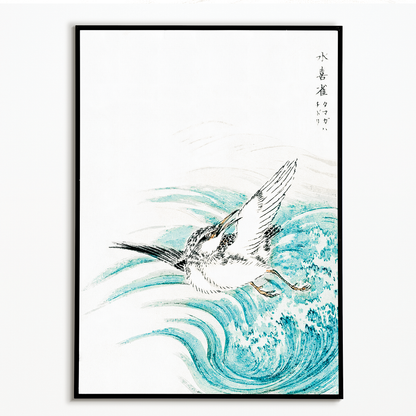 Mongolian Plover By Numata Kashu - Art Print