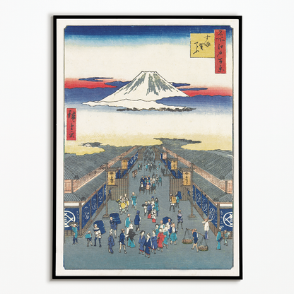 Suruga Street (Suruga-cho) By Utagawa Kuniyoshi - Art Print