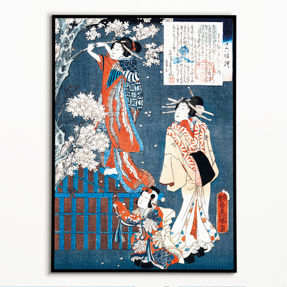 Japanese women by Utagawa Kunisada - Art Print