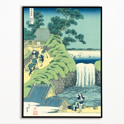 Kirifuri Waterfall on Mount Kurokami in Shimotsuke Province   - Art Print