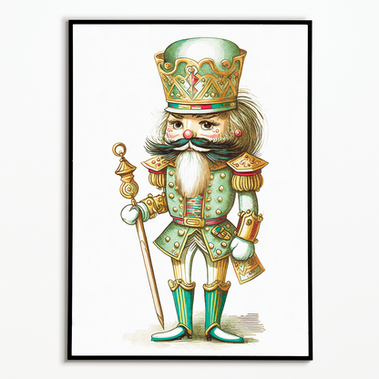 nutcracker Victorian illustration - Art Print