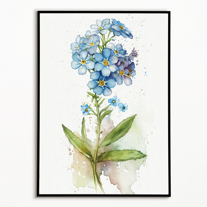 Forget me not II - Art Print