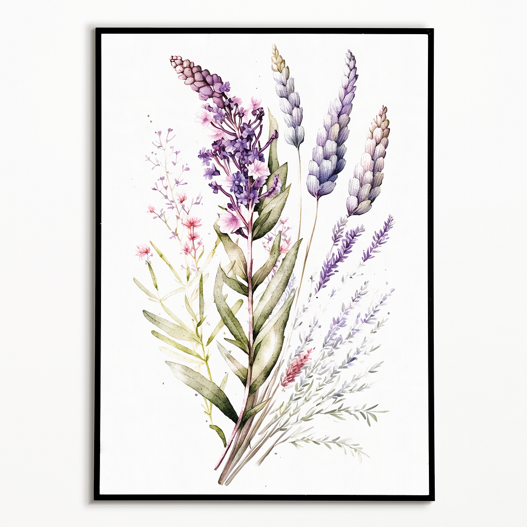 Lavender 3 - Art Print