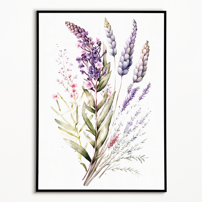Lavender 3 - Art Print