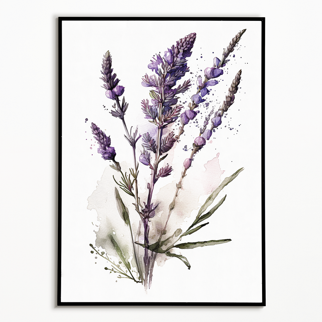 Lavender 4 - Art Print