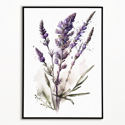 Lavender 4 - Art Print