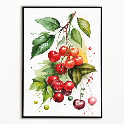 Red Cherries 2 - Art Print