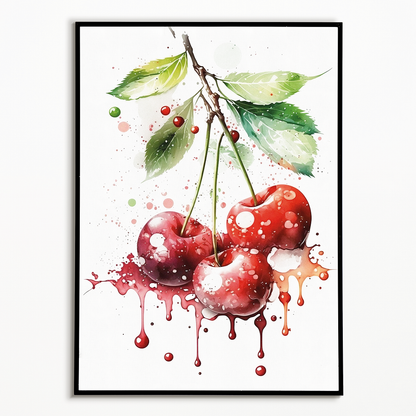 Red Cherries 3 - Art Print