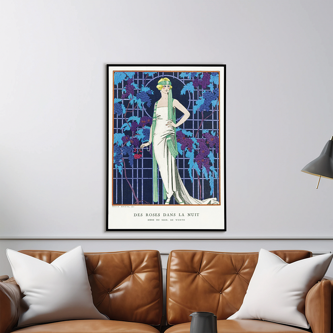 Des robes dans la nuit by George Barbier - Art Print