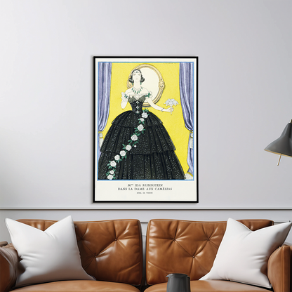 Mme Ida Rubinstein dans "La Dame aux Camélias" - Art Print