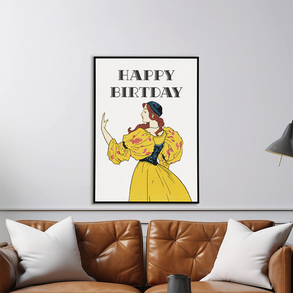 Poster calendar by L. Prang & Co (Birthday) - Art Print