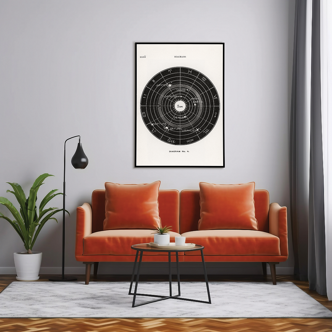 Diagram no.4 By Hiram Erastus Butler - Art Print