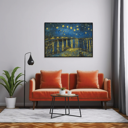 Starry Night on the Rhone By Vincent van Gogh - Art Print