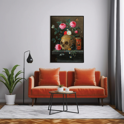 Vanitas Still Life By Jan van Kessel - Art Print