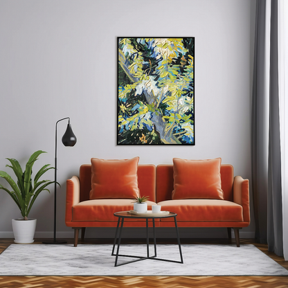 Blossoming Acacia Branches By Van Gogh - Art Print