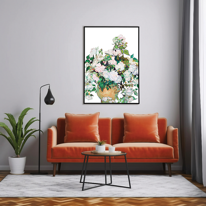 Roses Cutout By Vincent Van Gogh - Art Print