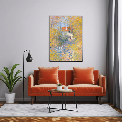 The Geese by Claude Monet - Art Print
