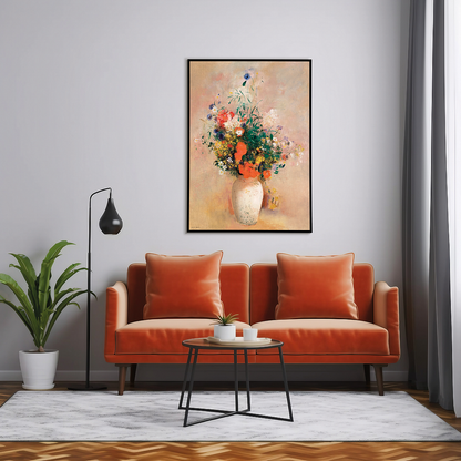 Vase of Flowers by Odilon Redon - Art Print