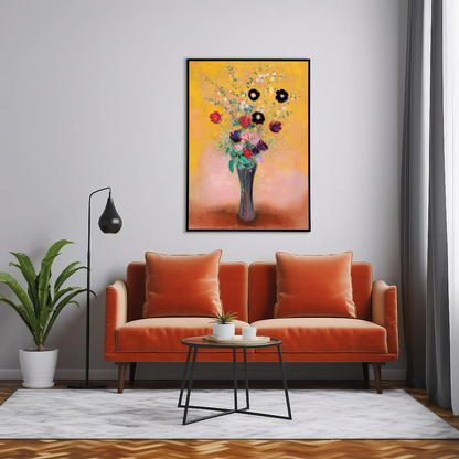 Vase of Flowers by Odilon Redon - Art Print