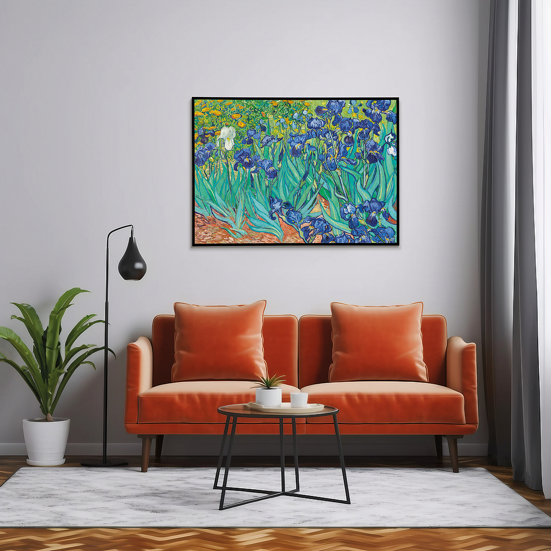 Vincent Van Gogh's Irises  - Art Print