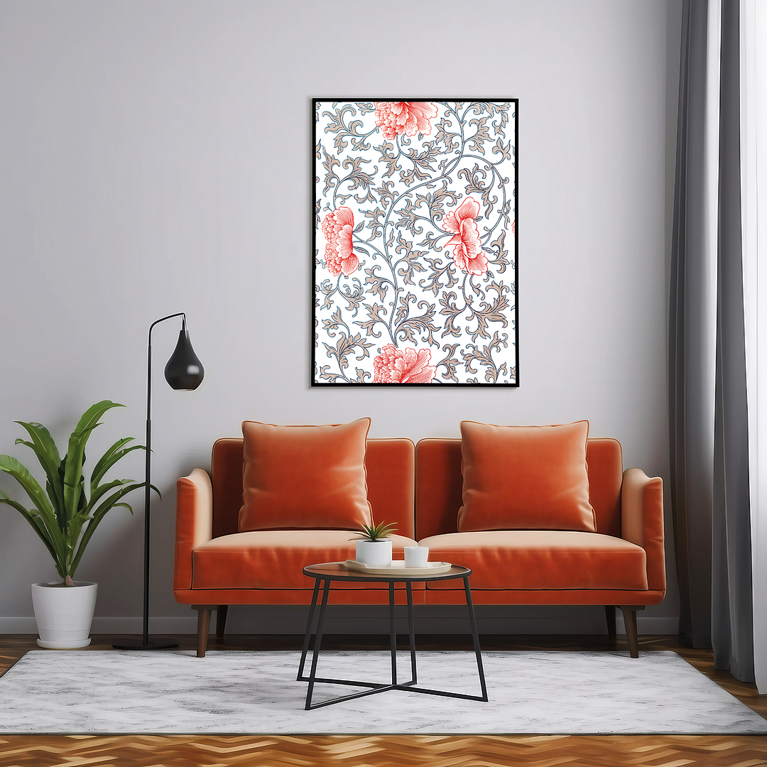 Flower pattern II - Art Print