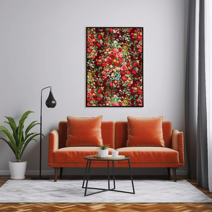 Chintz pattern by Sir Matthew Digby wyatt  - Art Print