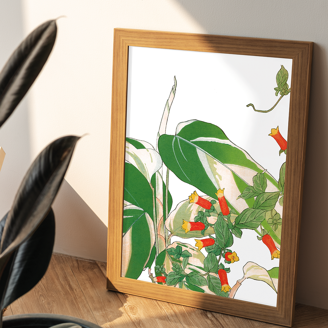 Maranta & Manettia By Tanigami Kônan Art-Print
