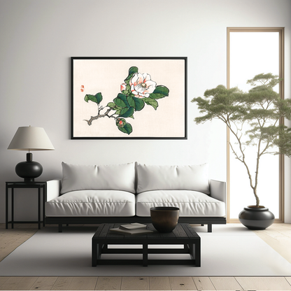 Camelia by Kōno Bairei  - Art Print