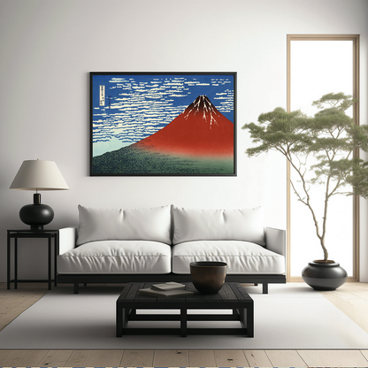Thirty-six Views of Mount Fuji by Hokusai - Art Print