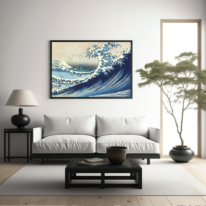 Fuji at Sea by Hokusai - Art Print