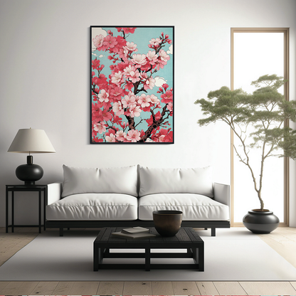 Pink blossoms  - Art Print