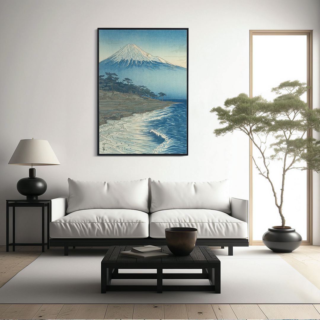 Spring Snow at Maruyama, Kyoto - Art Print