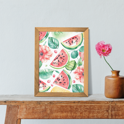 Watermelon pattern - Art Print