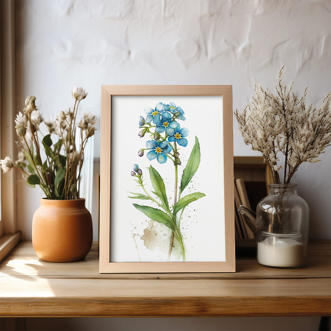 Forget me not I - Art Print