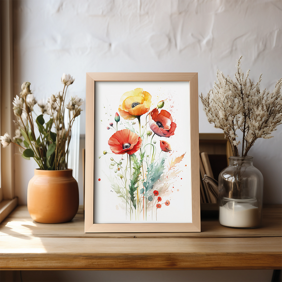 Poppies III - Art Print