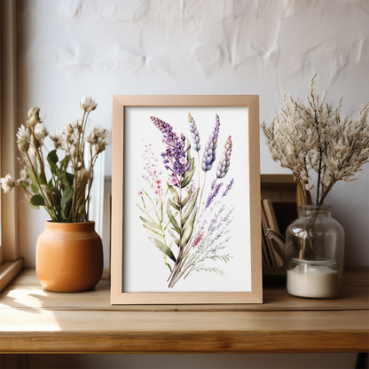 Lavender 3 - Art Print