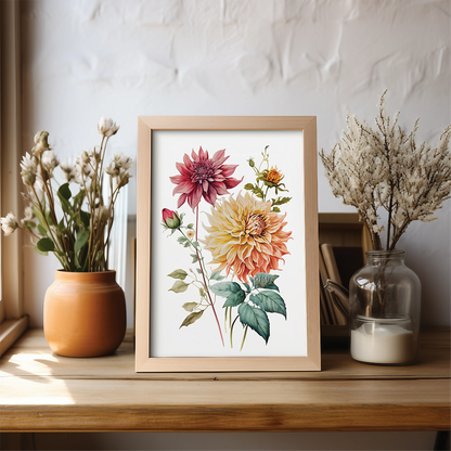 Dahlia's 1 - Art Print