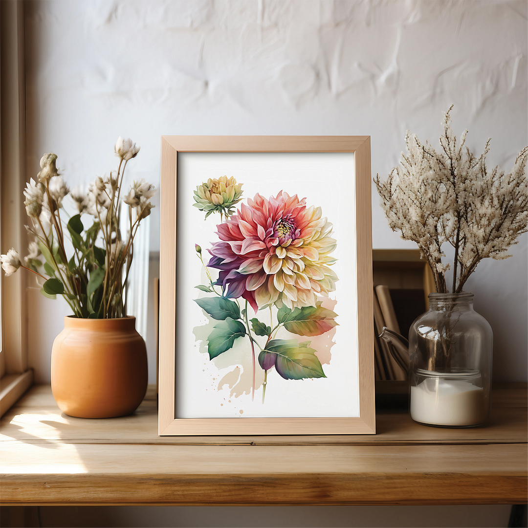 Dahlia's 3 - Art Print