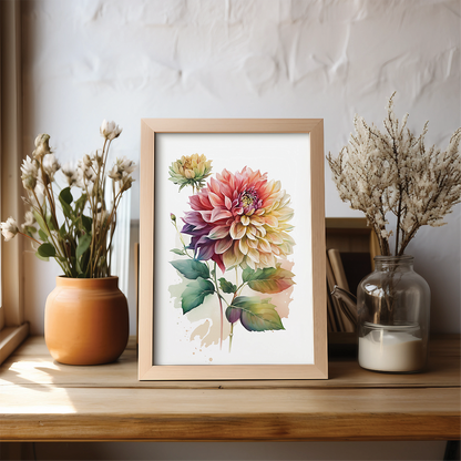 Dahlia's 3 - Art Print