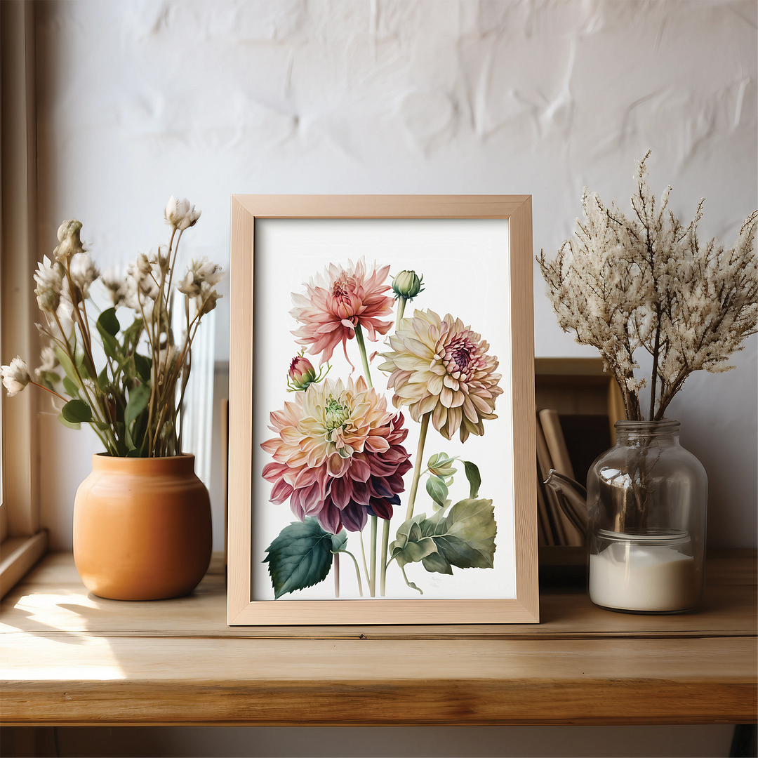Dahlia's 4 - Art Print